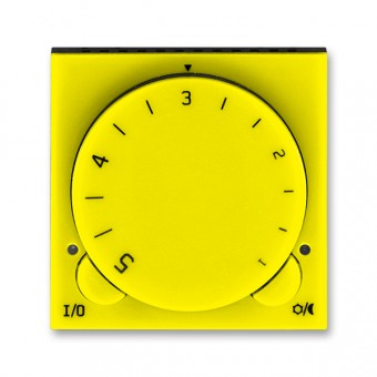 termostat univerzální otočný LEVIT 3292H-A10101 64 žlutá/kouřová černá
